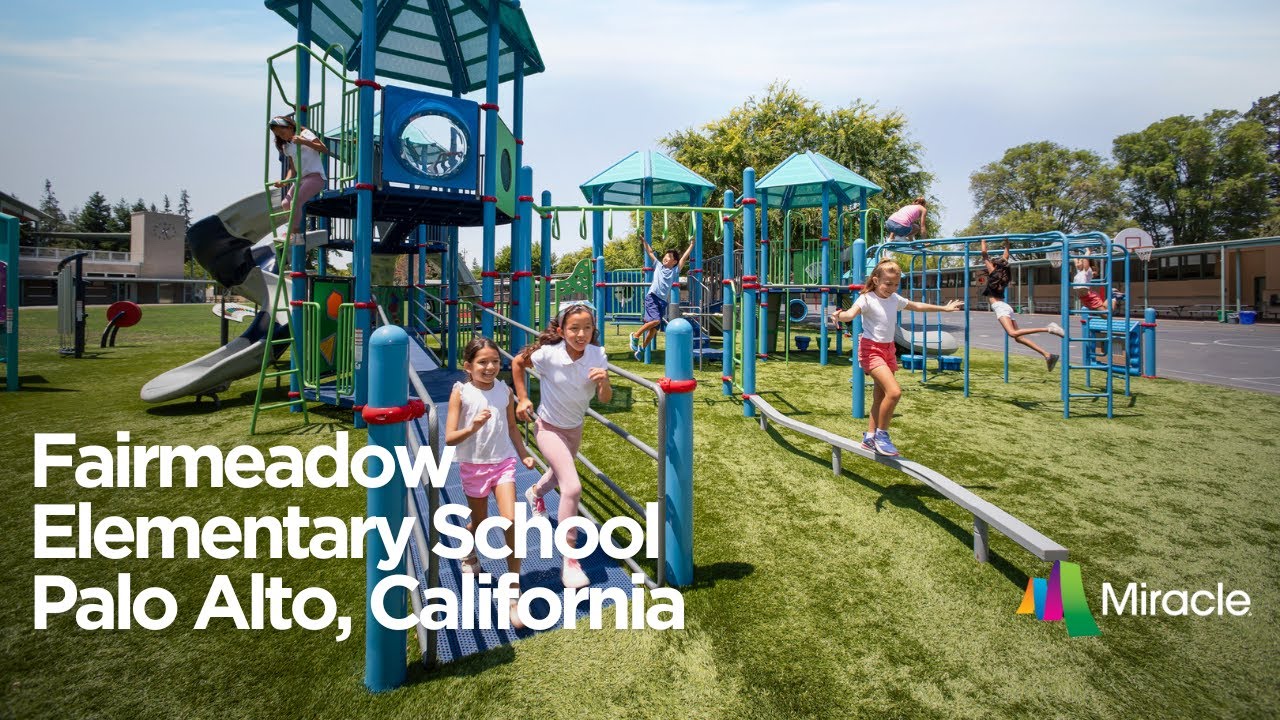 Fairmeadow Elementary School in Palo Alto, CA | Playground Equipment by Miracle Recreation
