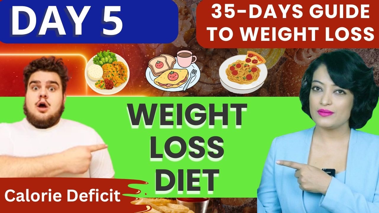 Lose 2 Kg in a Month with 500 Calorie Deficit I DAY 5