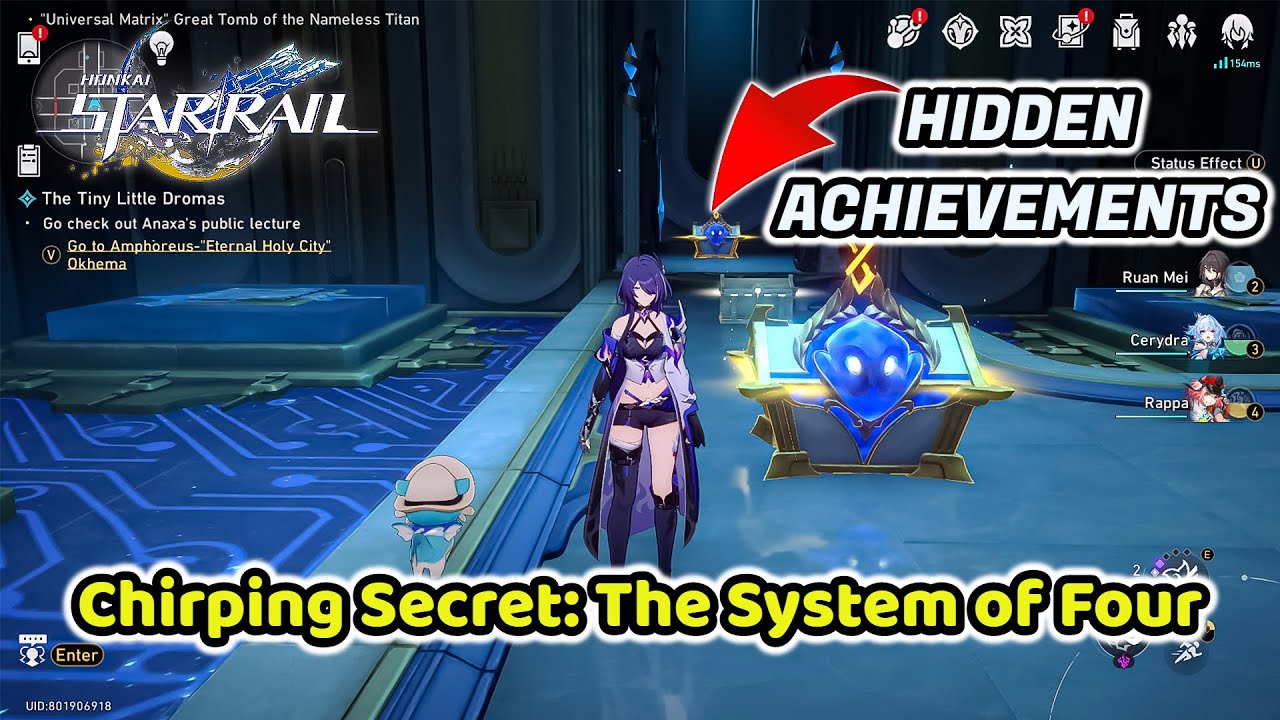 Chirping Secret: The System of Four Achievement | HSR 3.6 Hidden Achievement
