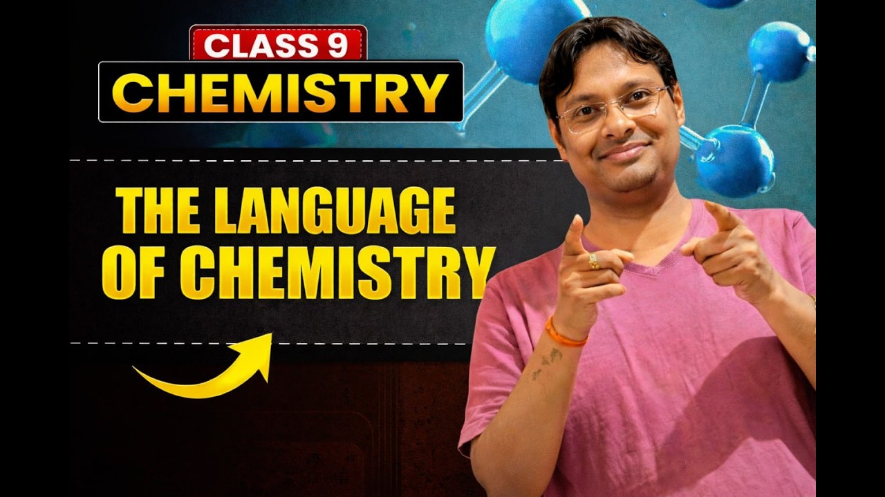 Language of chemistry II Class 9 II Chemistry II ICSE Board II By sarvesh sir II Live Class