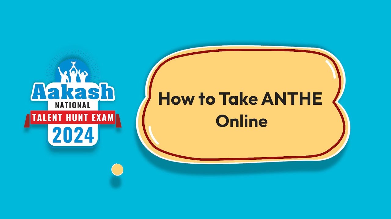 How to Take ANTHE Online | #anthe #onlineexam #scholarshipexam #neet #jee