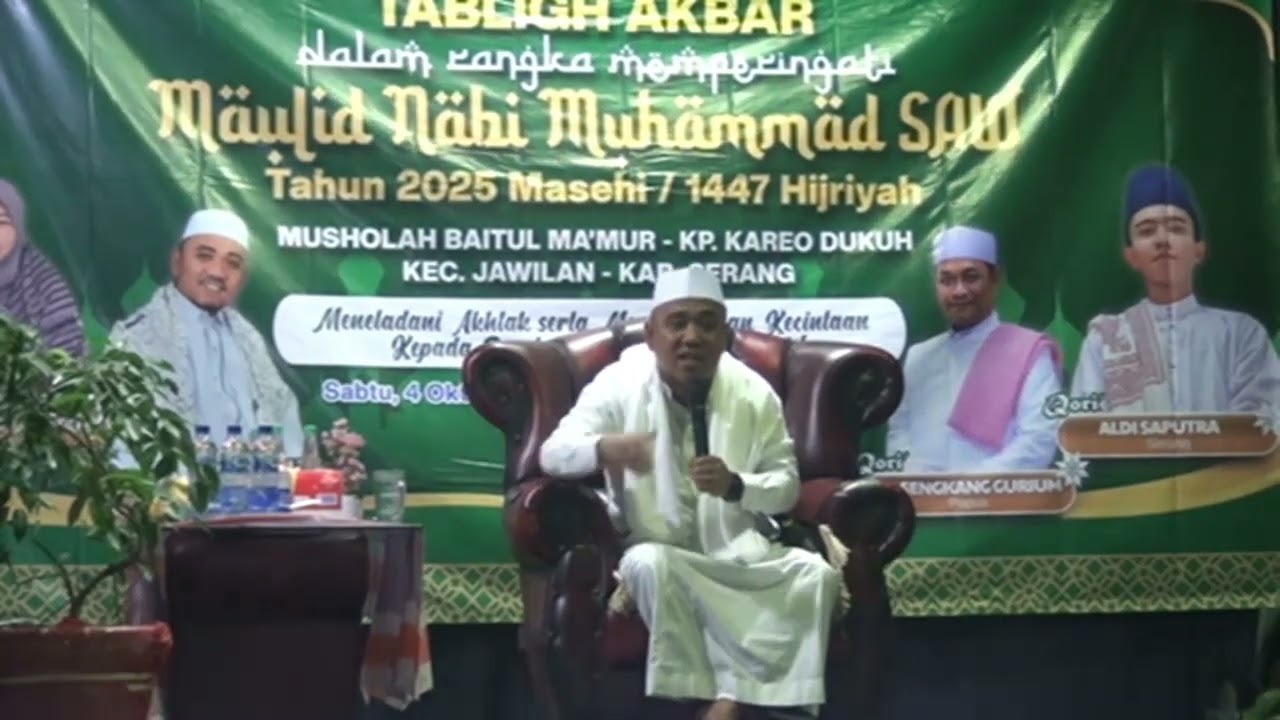 Ceramah Agama Terbaru : KH. Entis Sutisna (dari Bogor) di. Kp.  Kareo Dukuh.