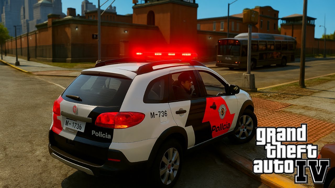 GTA 4 POLICIA🟡PMESP em AÇÃO - DEI PT NA VTR