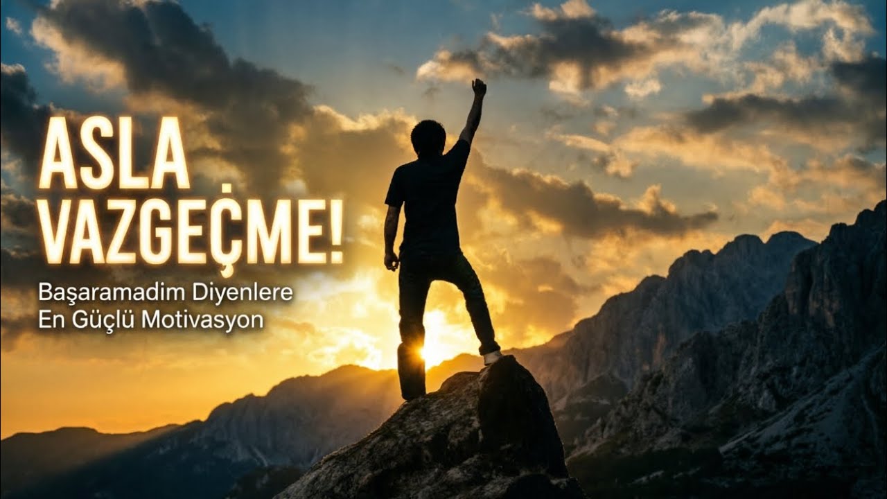 ASLA VAZGEÇME! | Hayatını Değiştirecek En Güçlü Motivasyon Konuşması