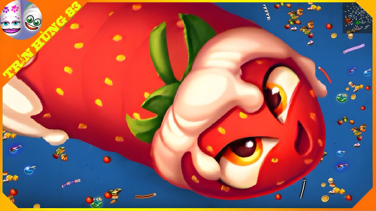 🐍WORMSZONE.IO | GIANT SLITHER SNAKE TOP 01 / Лучший игровой процесс в Epic Worms Zone! | Trần Hùn...