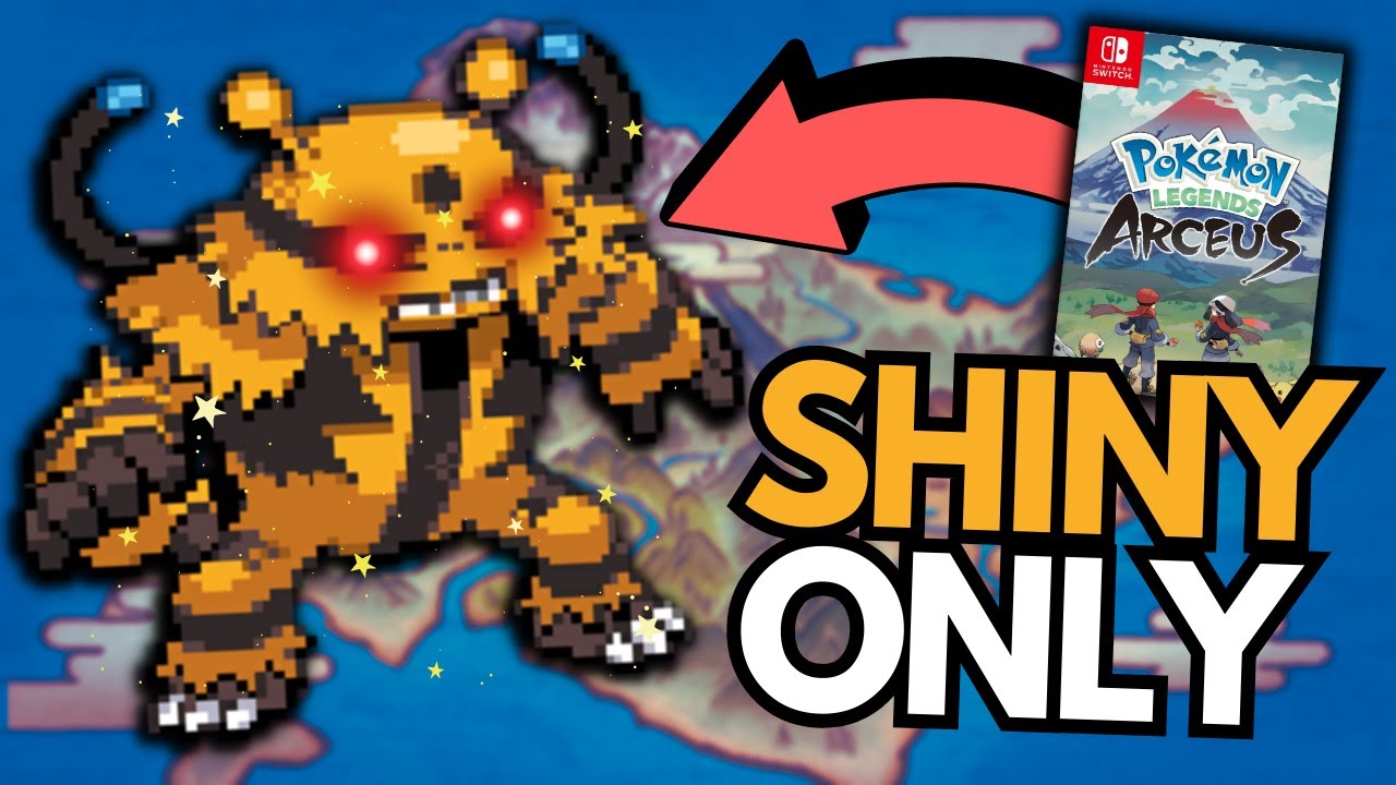 Pokemon Legends Arceus, но я могу использовать только SHINIES