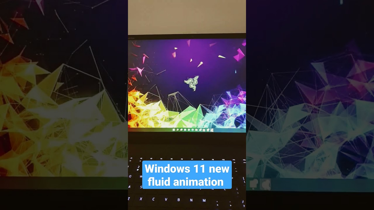 Windows 11 fluid animation