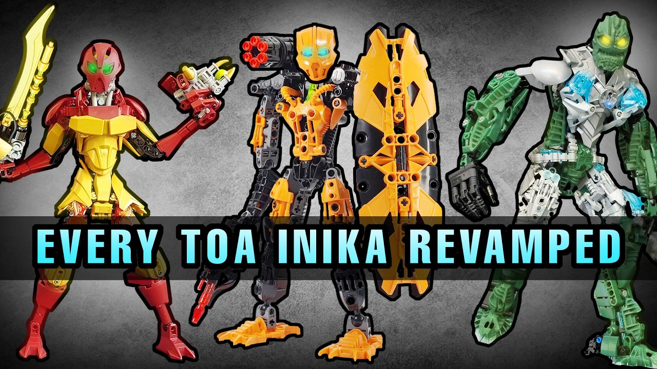 Every LEGO Bionicle TOA INIKA Built Better
