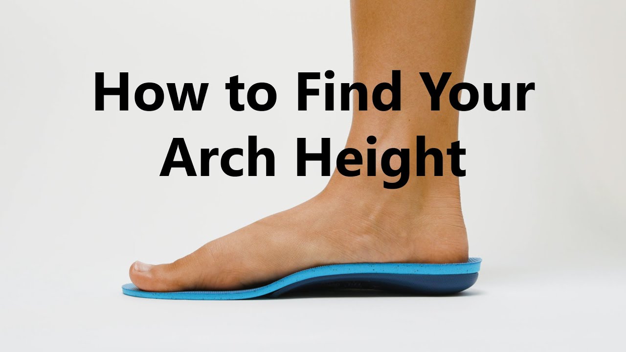 Find Your Arch Height with the Wet Foot Test