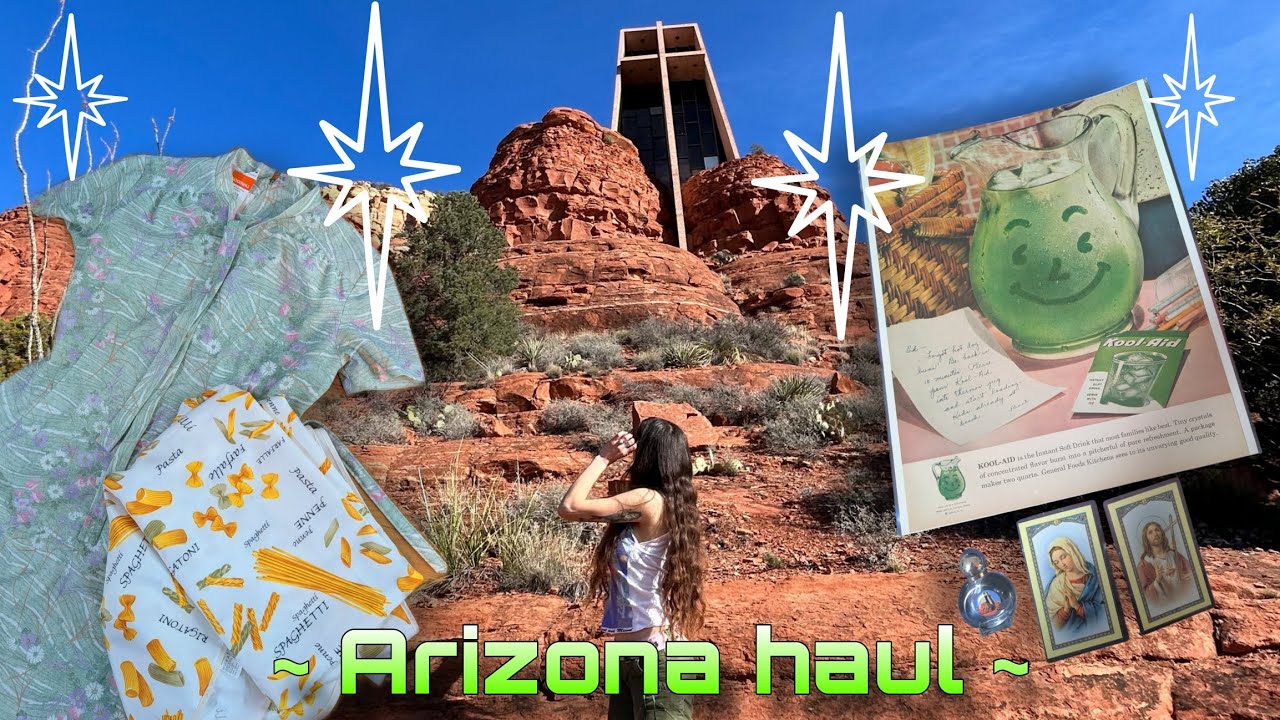 Arizona haul ! (Vintage goodies ,holy trinkets and vegan sweets!) 
