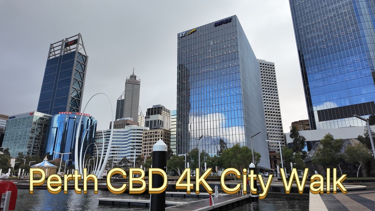 Perth CBD 4K60FS City Walk