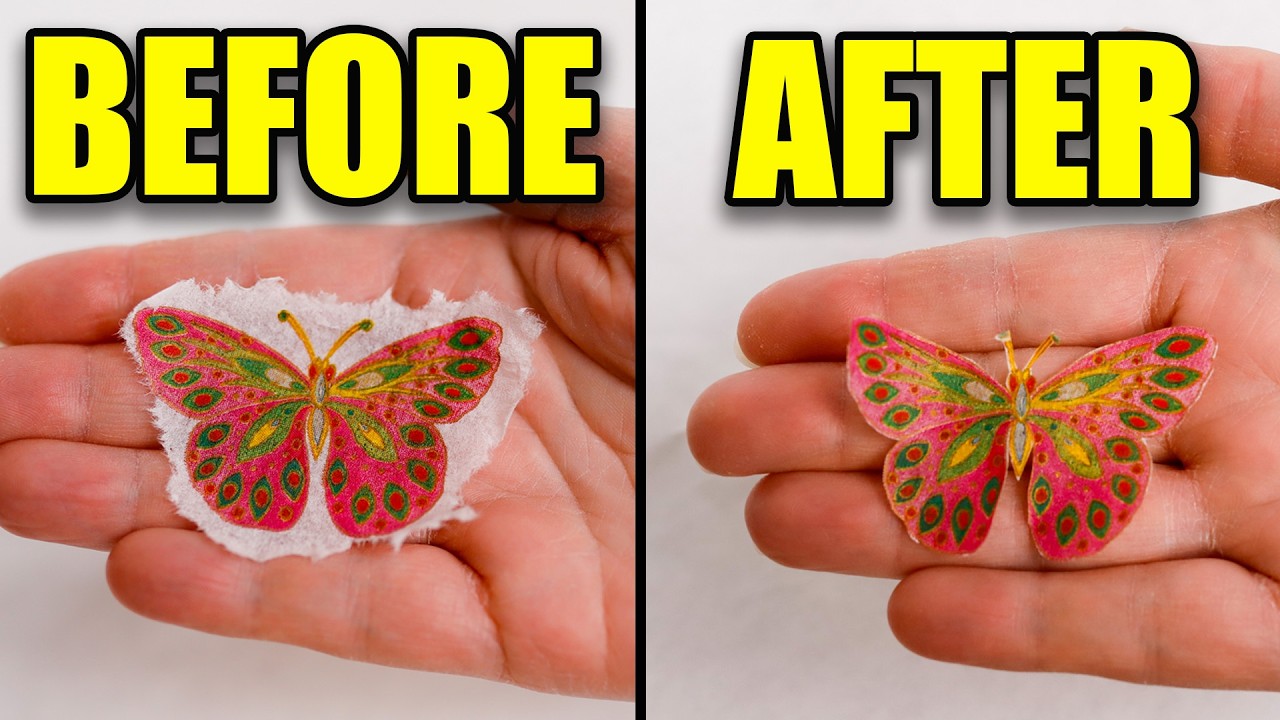How to cut PERFECT napkin images