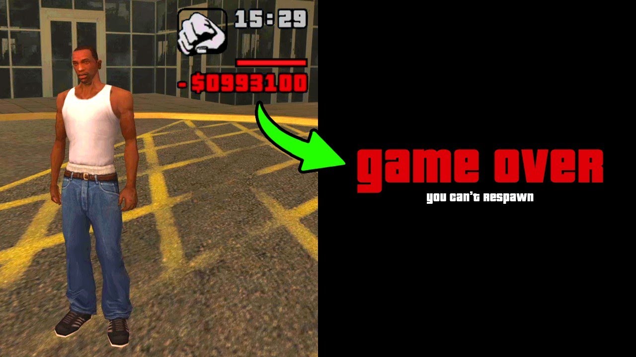 Что произойдёт, если у вас НЕТ ДЕНЕГ на больницу в GTA San Andreas? (Пасхальное яйцо)