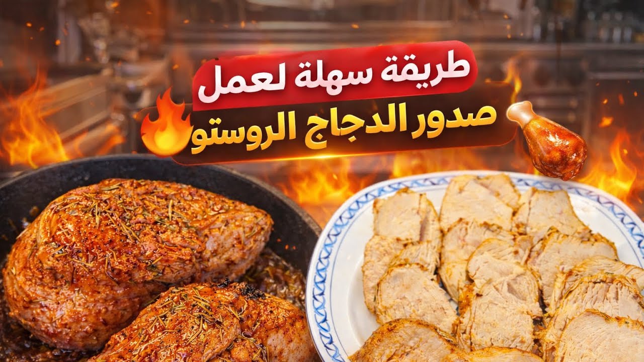 سر الروستو الطري زي المطاعم | طريقة مضمون 100%😋🔥🍗