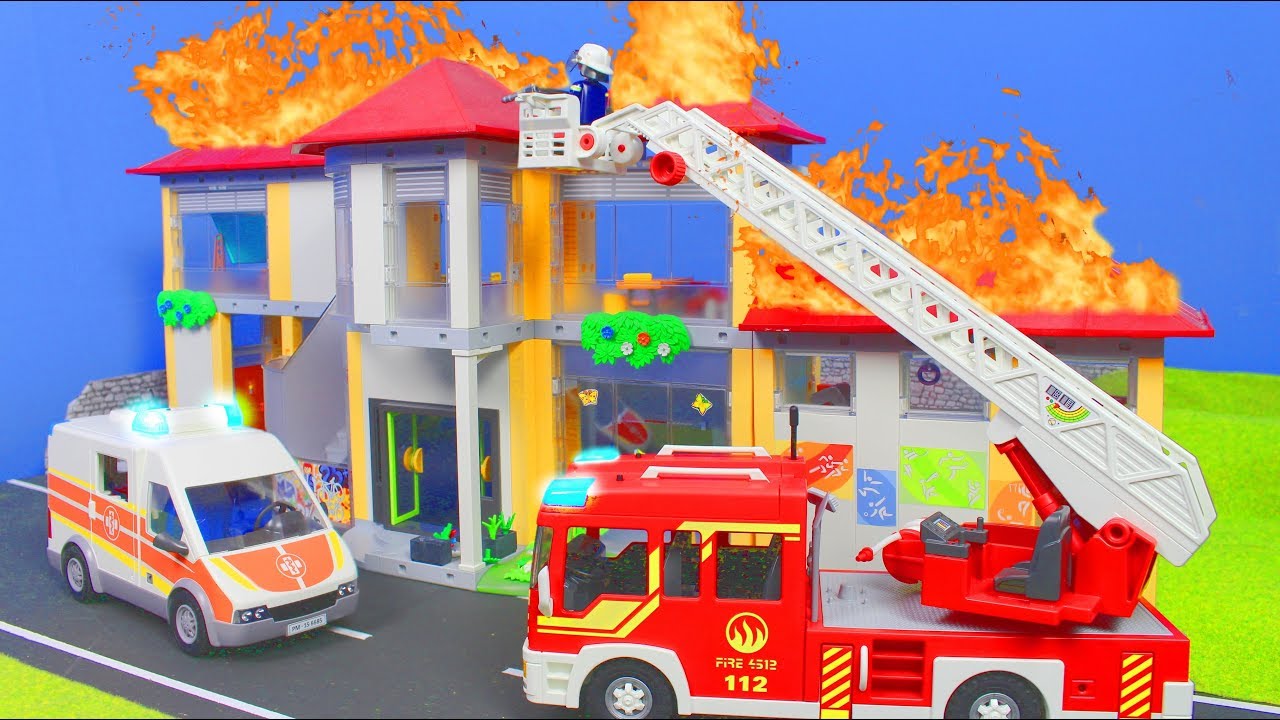 PLAYMOBIL Film deutsch: Feuerwehrmann in der Schule & Kita | Kinderfilm / Kinderserie