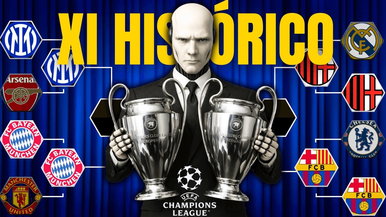 ASÍ SERÍA un CHAMPIONS con el MEJOR 11 HISTÓRICO de CADA CLUB