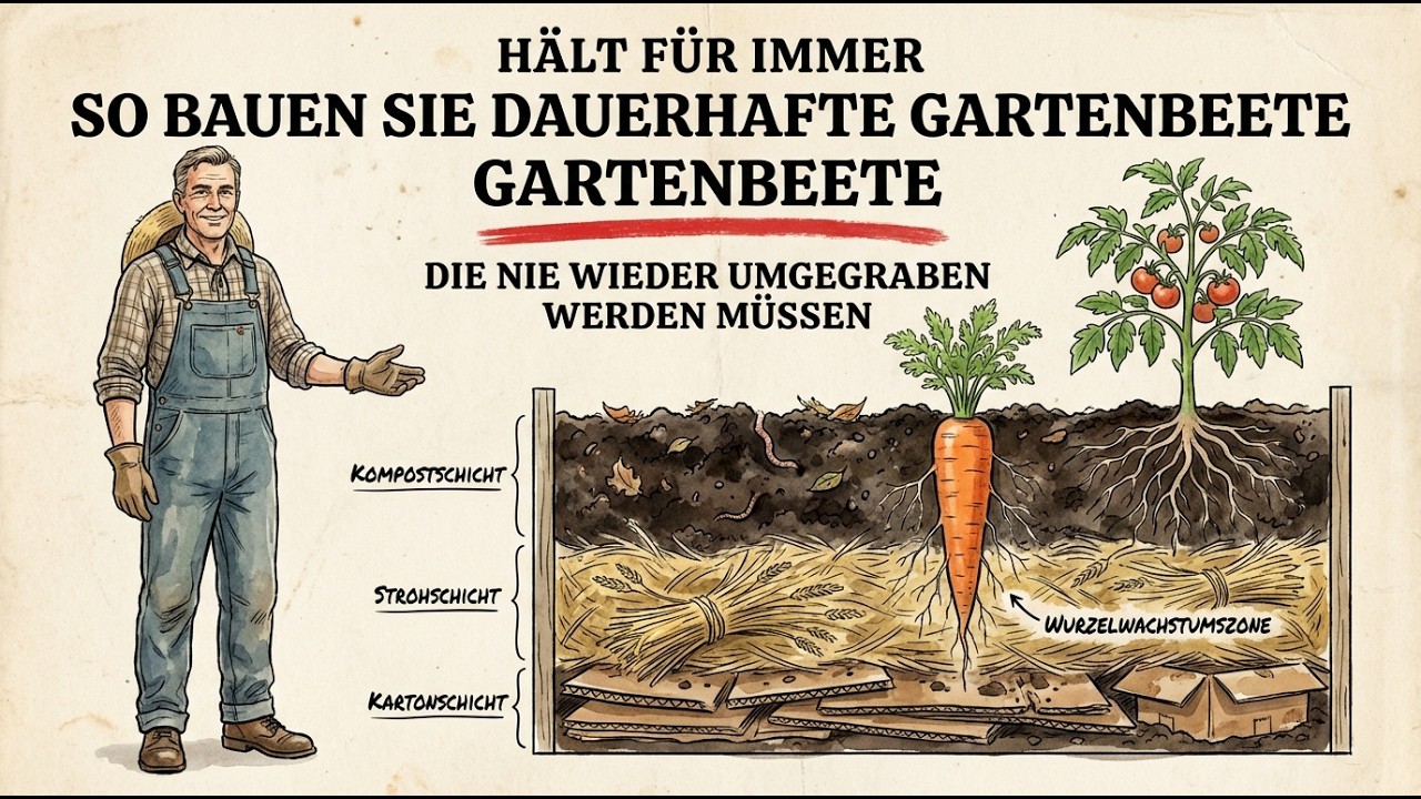 So baust du dauerhafte Gartenbeete, die nie wieder umgegraben werden müssen