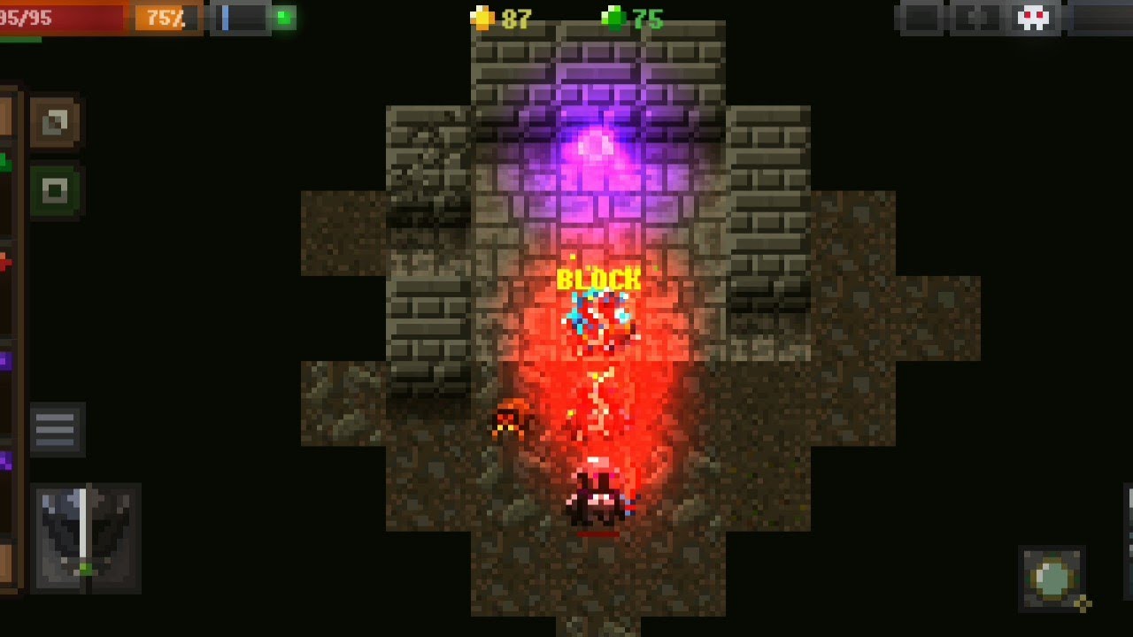Caves(Roguelike) - Hard 250%, fighting a portal guardian