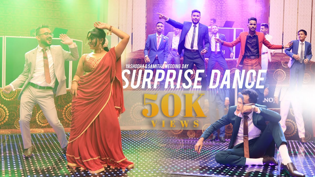 SURPRISE WEDDING DANCE 2 | FRIENDS | YASHODHA & SAMITHA WEDDING DAY