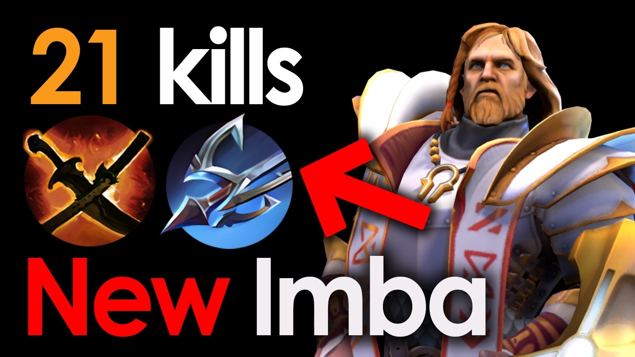 Omniknight Offlane 21 Kills | Sange and Yasha + Harpoon | Immortal 7.40c #dota2