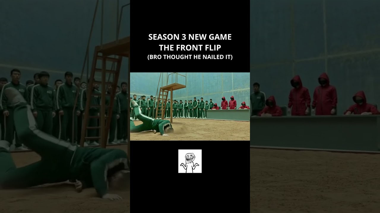SQUID GAME SEASON 3 NEW GAME THE FRONT FLIP