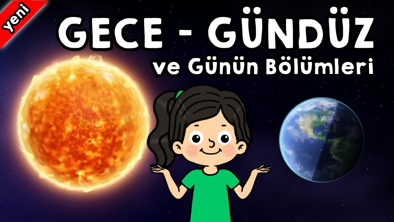 GÜNÜN BÖLÜMLERİ ŞARKISI VE ETKİNLİĞİ (Gece - Gündüz - Sabah - Öğle - Akşam, Doğu - Batı)