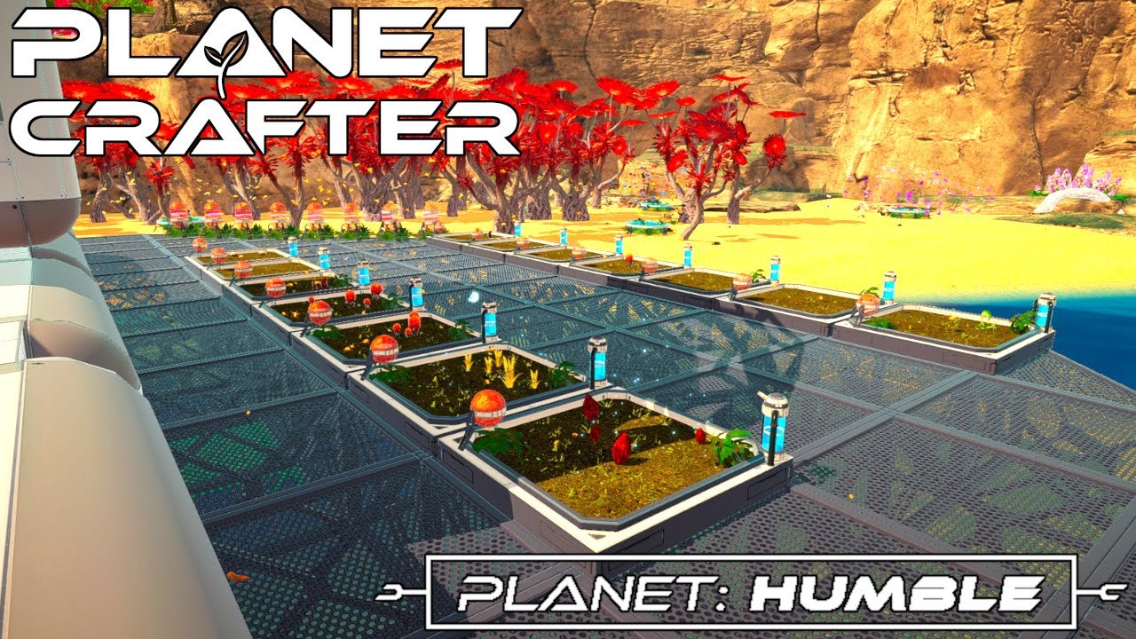 The Start of an EPIC Farming Area | Planet Crafter Planet Humble Part 24