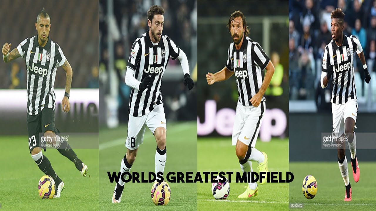 Worlds Best Midfield - Marchisio-Vidal-Pirlo-Pogba