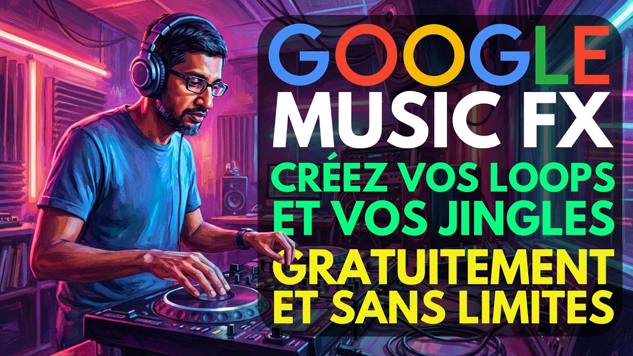 MUSIC FX de GOOGLE : la machine à fabriquer des loops et des jingles gratuitement et sans limites !