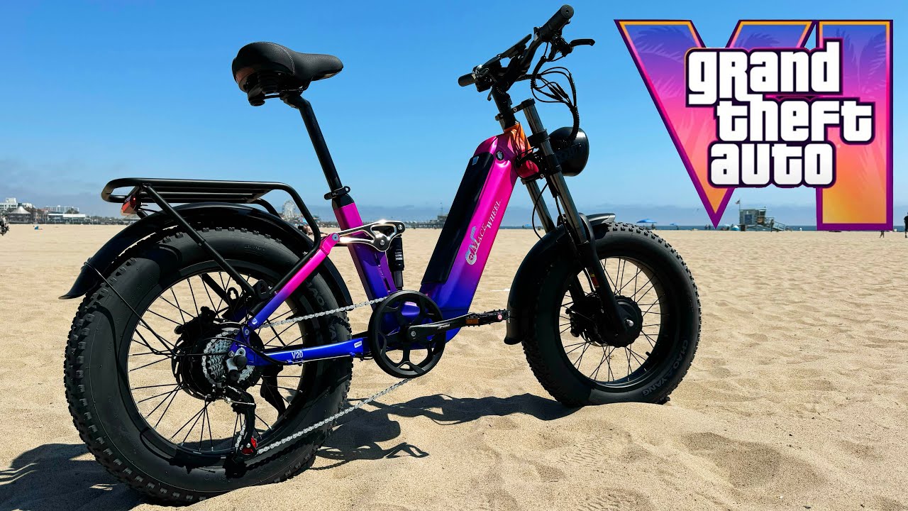 Этот «электробелосипед в стиле GTA 6» на самом деле очень быстрый — Cmacewheel V20