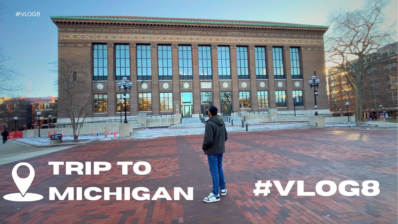 Trip to Michigan | Day in Michigan | University of Michigan | #Vlog8