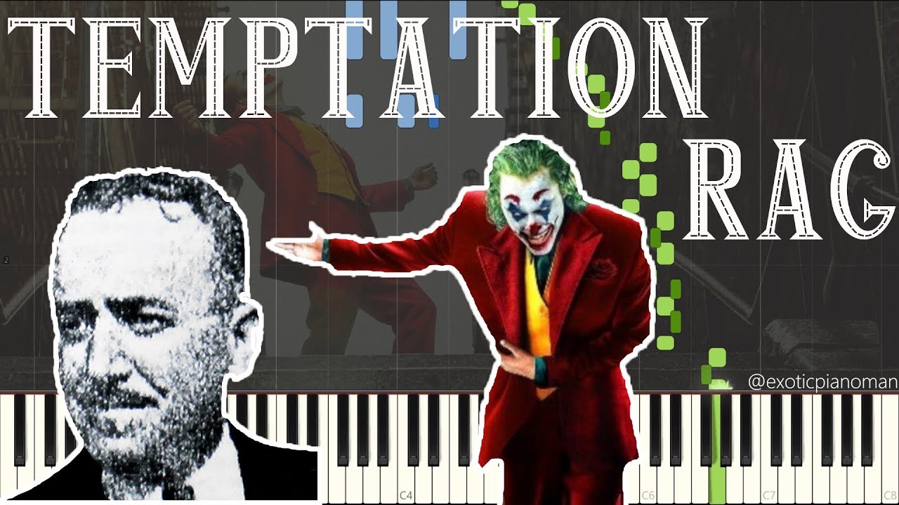 Henry Lodge - Temptation Rag 1909 | OST From the movie Joker 2019 (Ragtime Piano Synthesia)