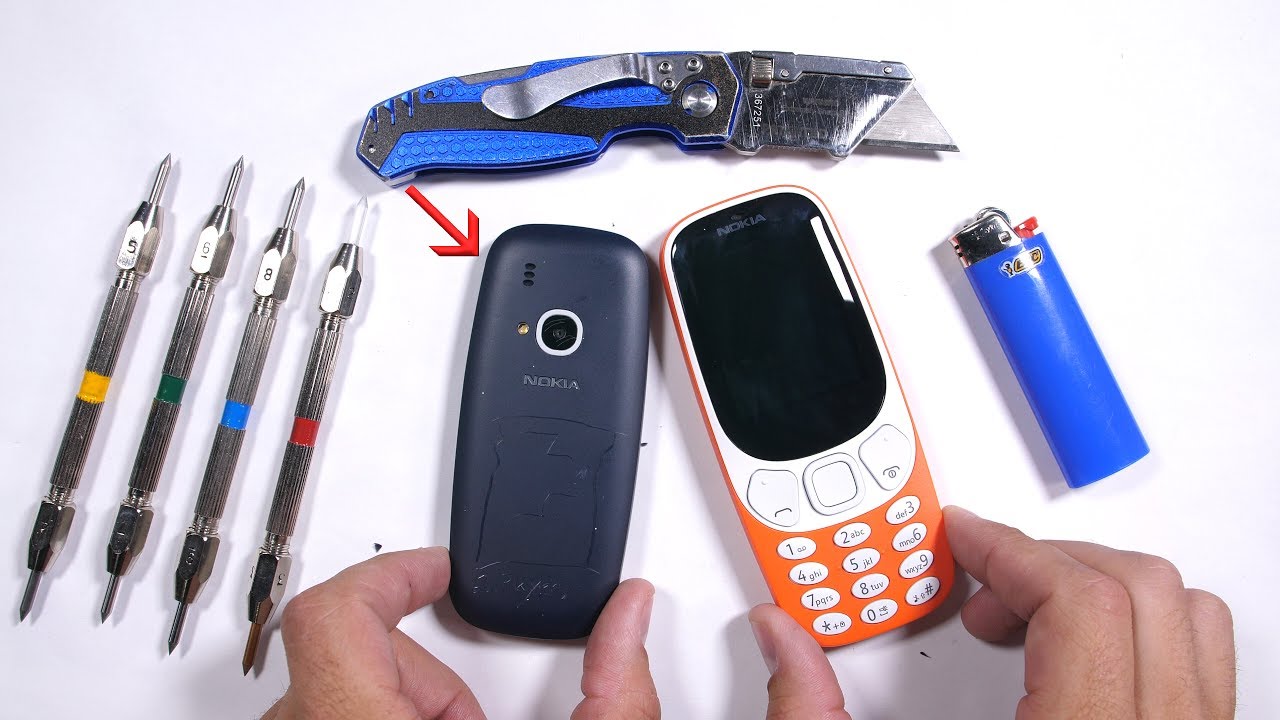NEW Nokia 3310 Durability Test - 2017 Edition