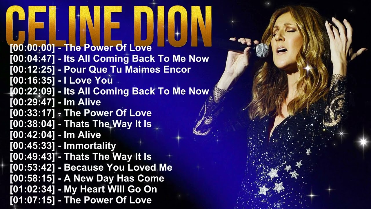 Celine Dion Legendary Love Anthems | Best Of All Time 2026 ⭐