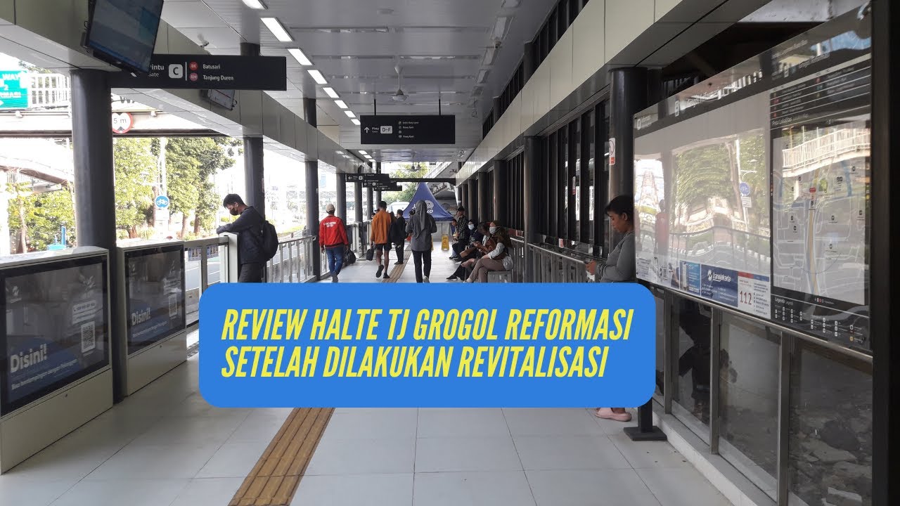 Akhirnya Sudah di Buka Halte TransJakarta Grogol Reformasi Setelah di Revitalisasi dengan Wajah Baru