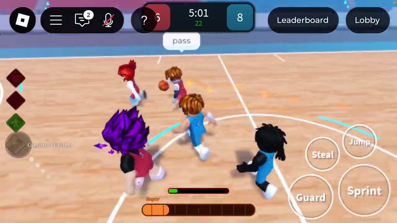 Playing Roblox basketball stars 3 GamePlay 2 Wins.