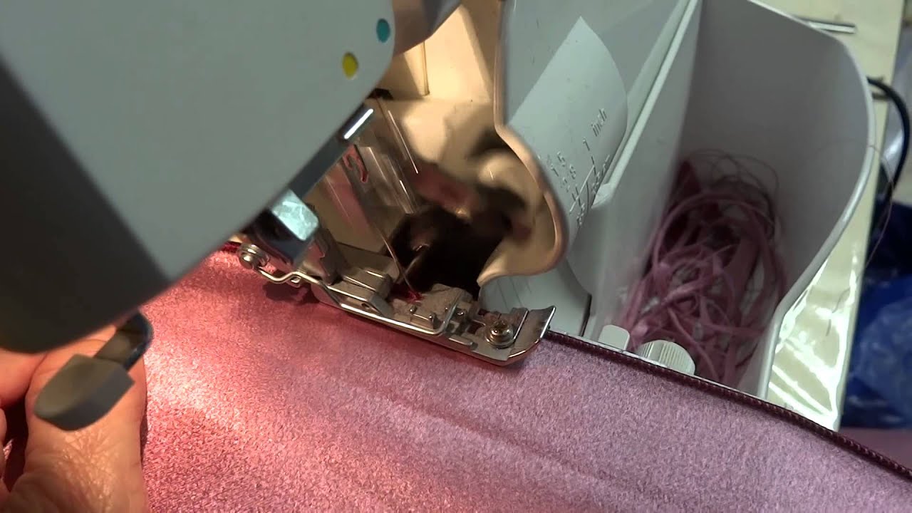 How to Make a Beautiful Rolled Hem on a Serger Sewing Machine