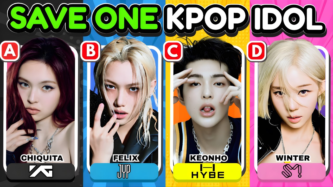 SAVE ONE KPOP IDOL: COMPANY EDITION #2⏳🔥IDOL QUIZ CHALLENGE| K-Pop Quiz Game 2026