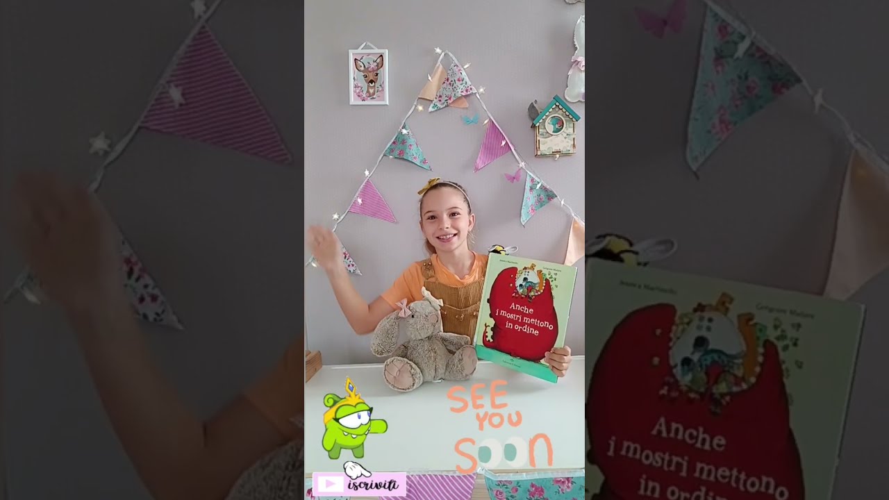ANCHE I MOSTRI METTONO IN ORDINE-VIDEO DIVERTENTI EDUCATIVI PER BAMBINI IN ITALIANO ASCOLTA E IMPARA