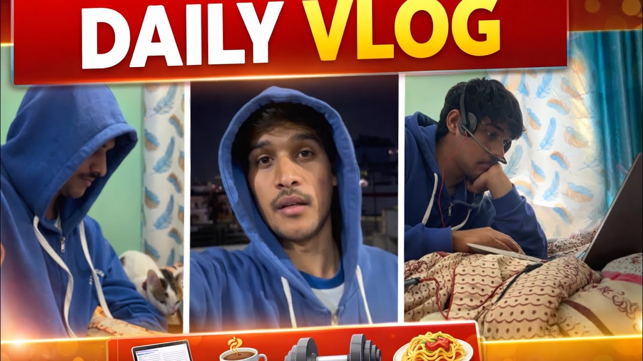 Daily vlog Raat din kam  #vlog #dailyvlog #workfromhome 