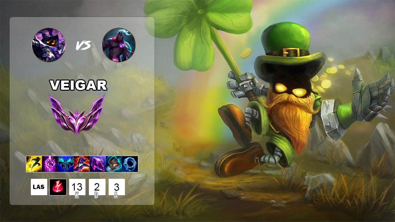 Veigar vs Varus | AD Carry |LAS Master | Parche 13.5