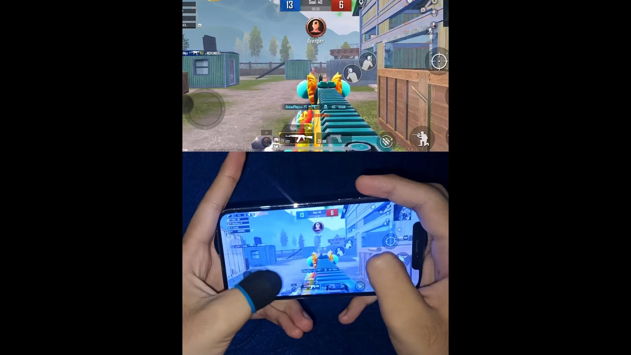 Handcam 2 Finger Non Gyro Player🥵🔥 #shorts #pubgshort #pubgmobile