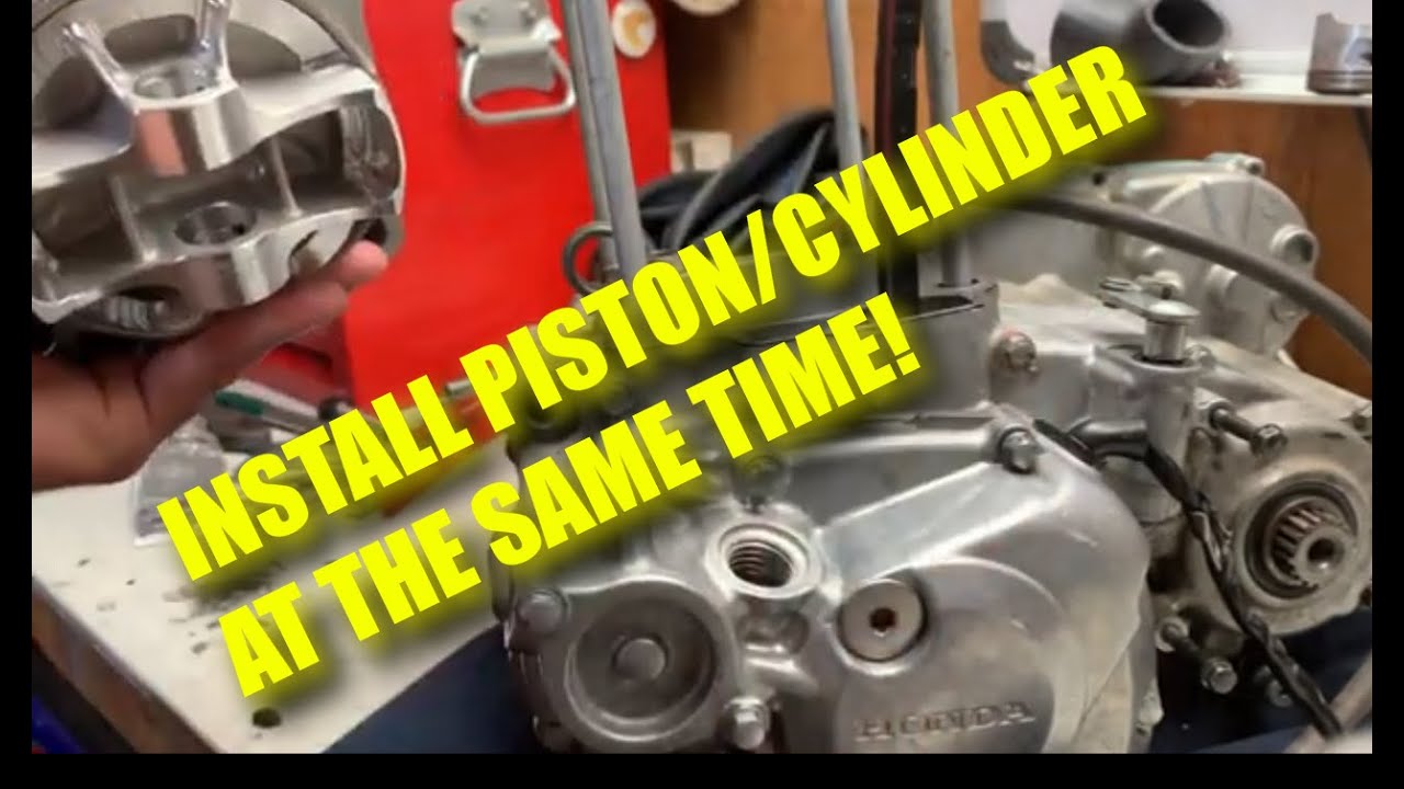 Easy Piston Install TRX450 & CRF450R
