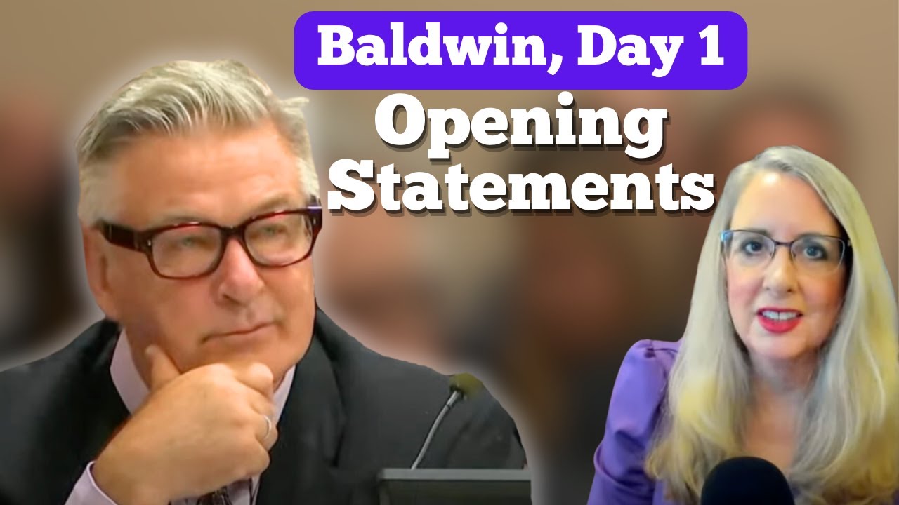 Alec Baldwin Day 1 - Opening Statements. Who Did Better? - Lawyer LIVE