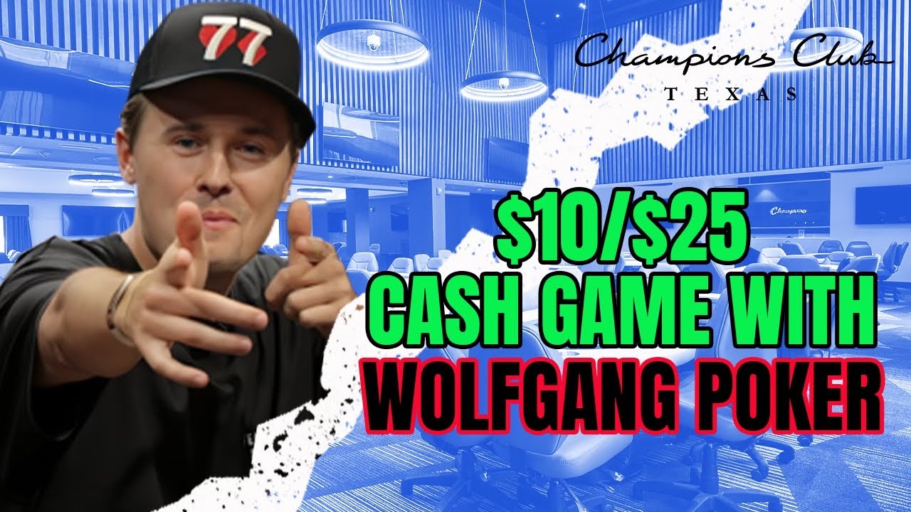 $10/$25/$50 WILD WEDNESDAY with WOLFGANG POKER at Champions Club Houston!!