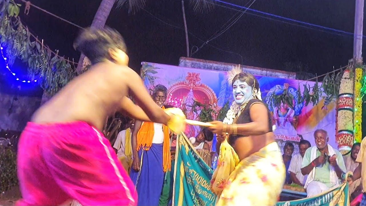 Therukoothu | தபசு மோகினி வேடம் | அர்சுனன் தபநிலை சருக்கம் | ஏலக்கன்னி திருமணம் நாடகம்