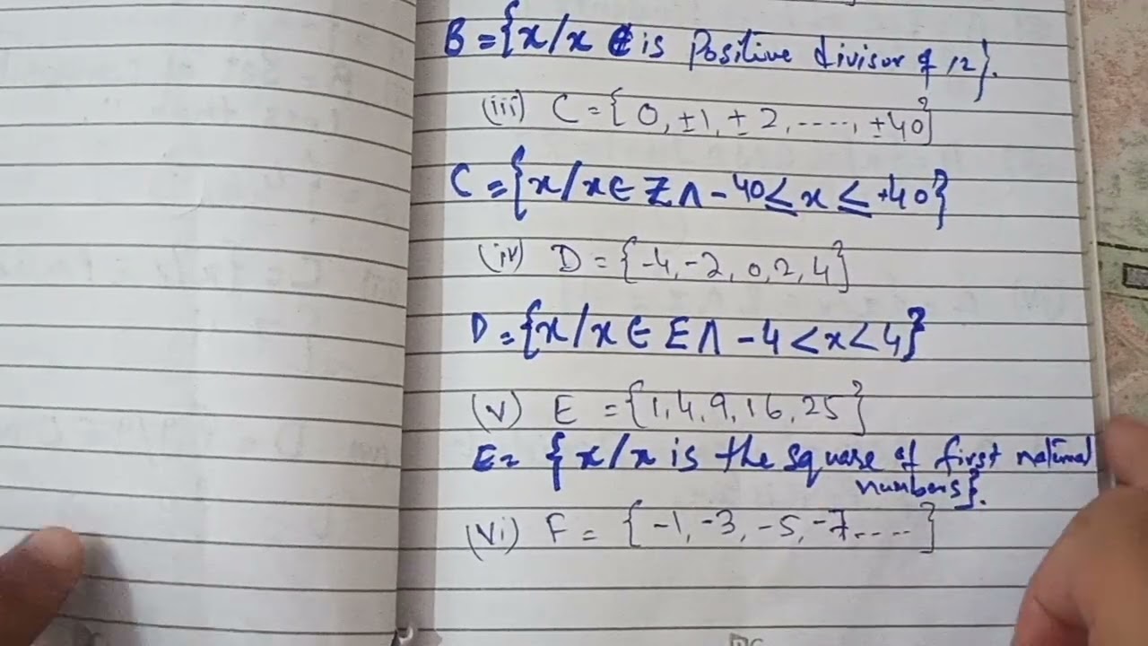 Sets and function|class 10 exercise 17.1|Sindh textbook board