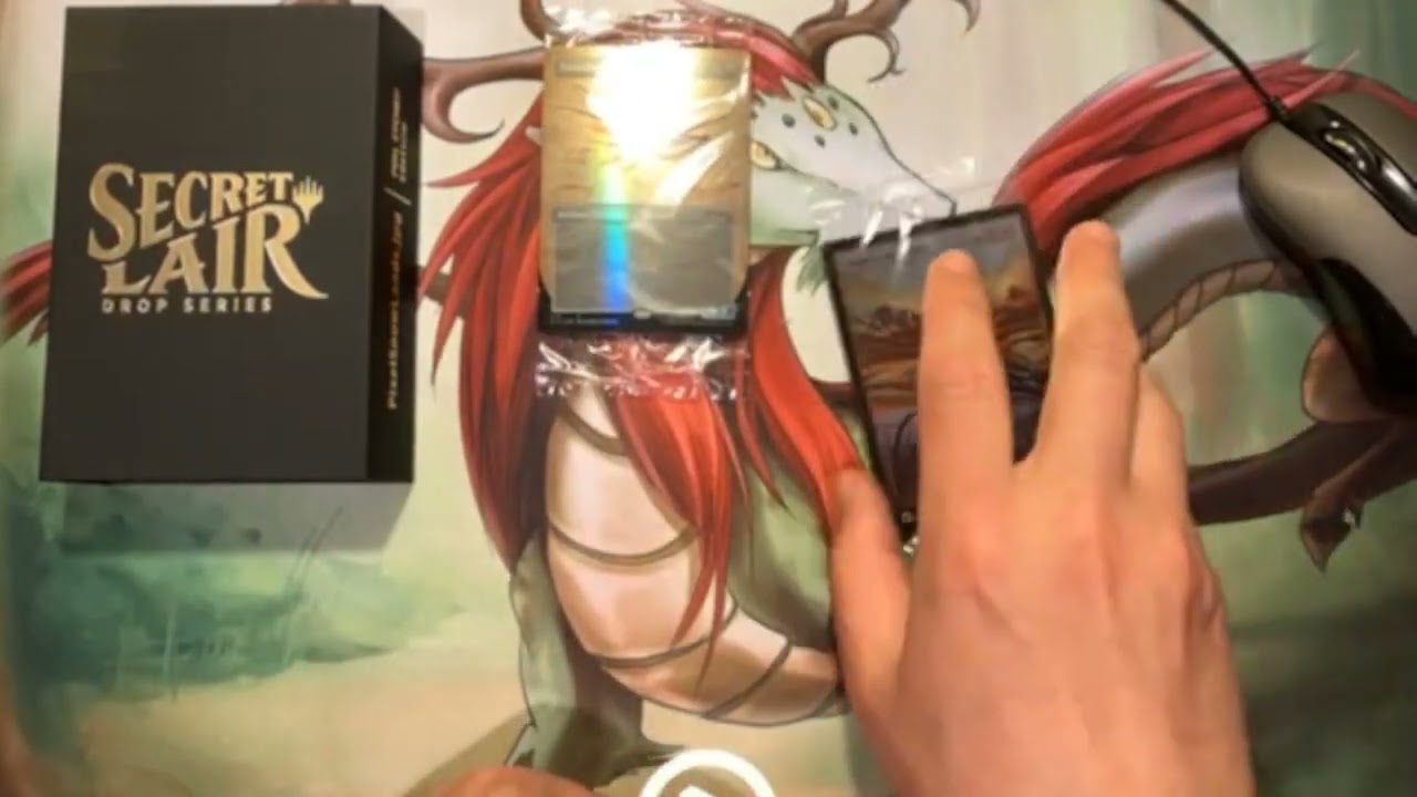 MTG Secret Lair Drop Series: PixelSnowLands.jpg Foil Etched Edition Unboxing!