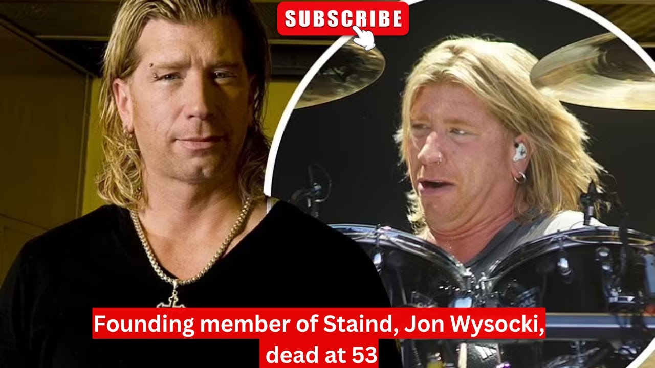 Founding member of Staind, Jon Wysocki, dead at 53 #staind #aaronlewis #deaths #jonwysocki #rip