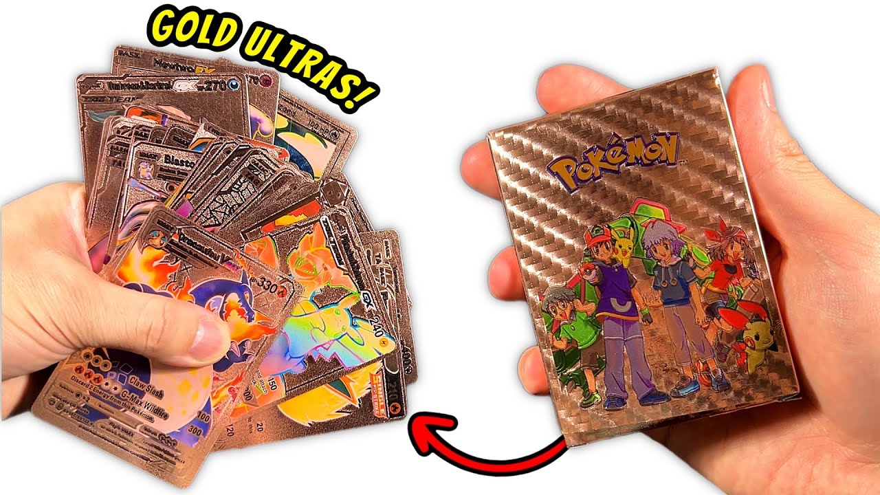 This Weird Pokemon Box ONLY Had Rose Gold Ultra Rare Cards INSIDE IT!